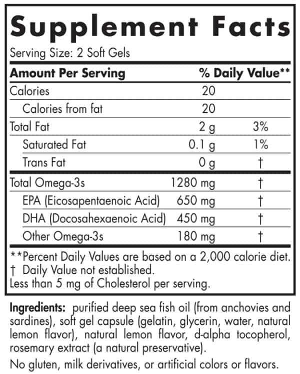 Ultimate Omega | 180 Soft Gels | Nordic Naturals