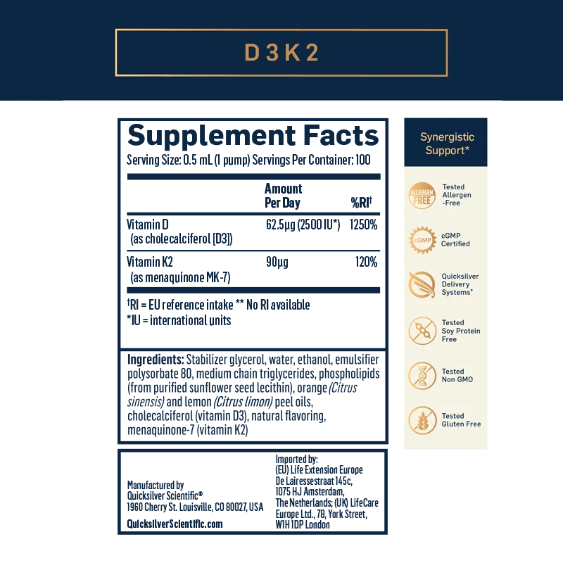 D3K2 - Nanoemulsified - 50ml