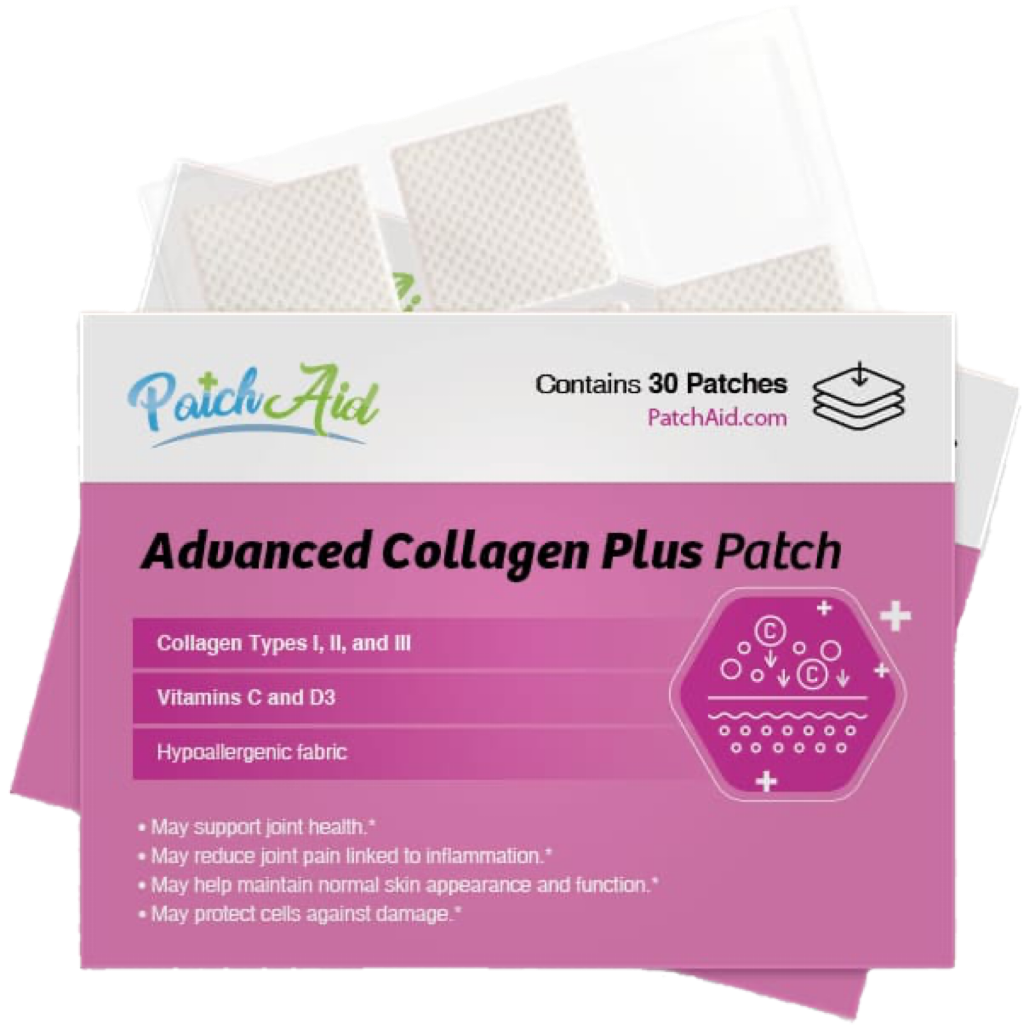 Advanced Collagen Plus | 30 Topical Patches