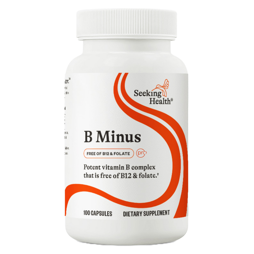 B-Minus (B12 and Folate Free) | 100 vCapsules | Seeking Health