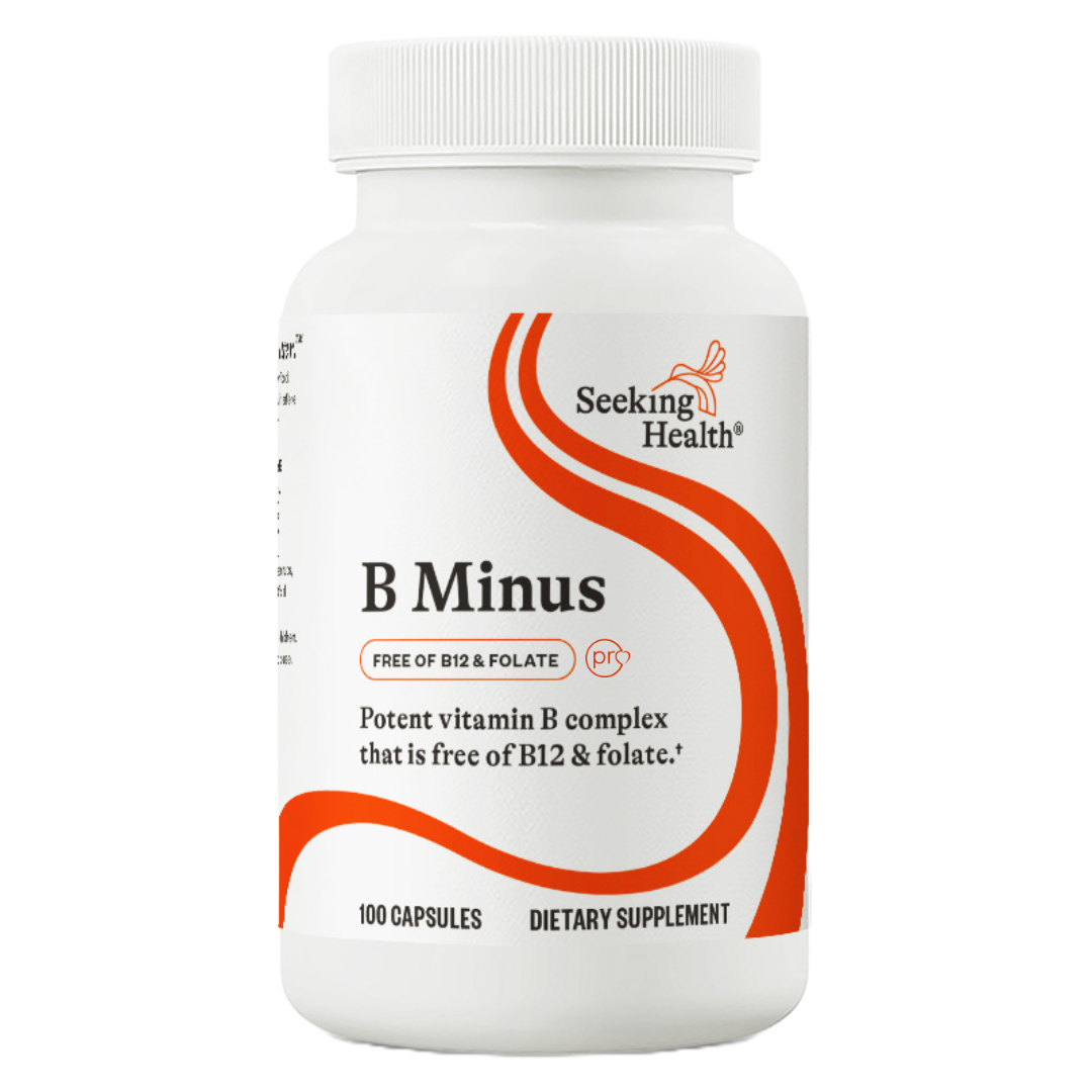 B-Minus (B12 and Folate Free) | 100 vCapsules | Seeking Health