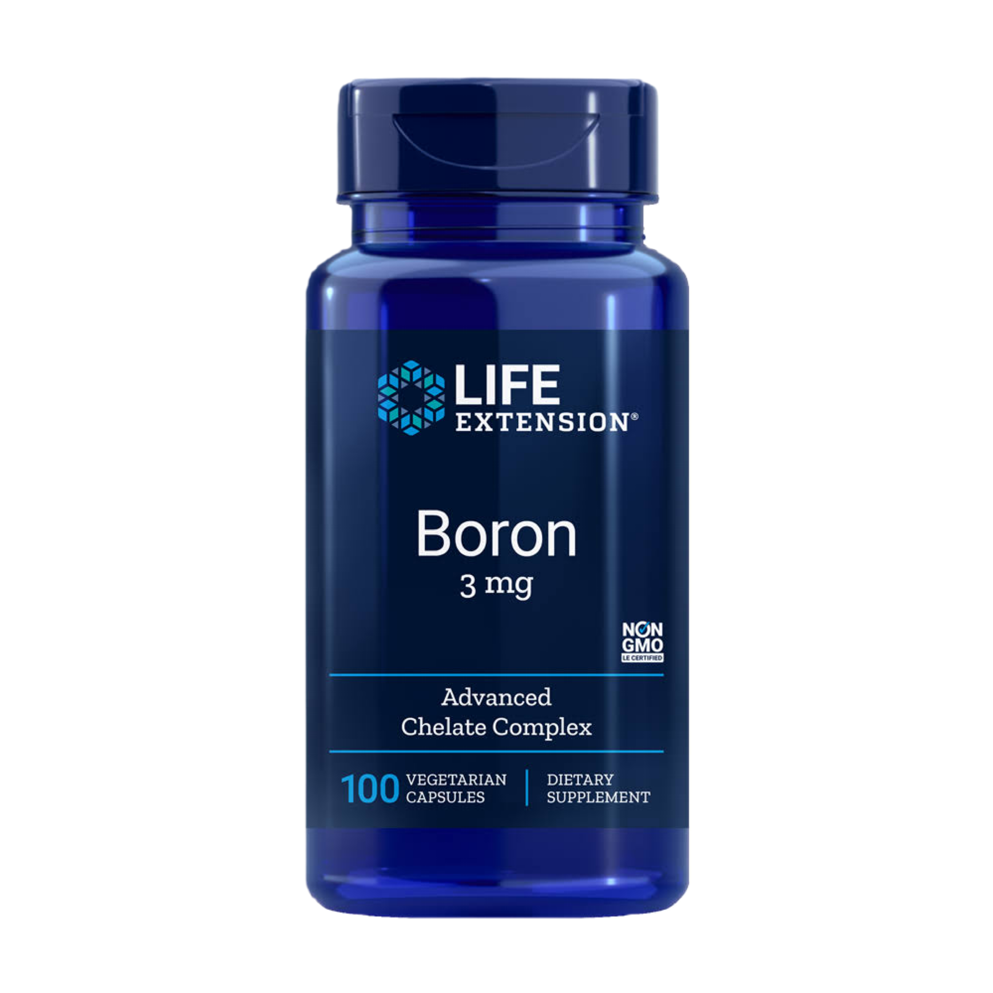 Boron 3mg | 100 Veg Capsules | Life Extension