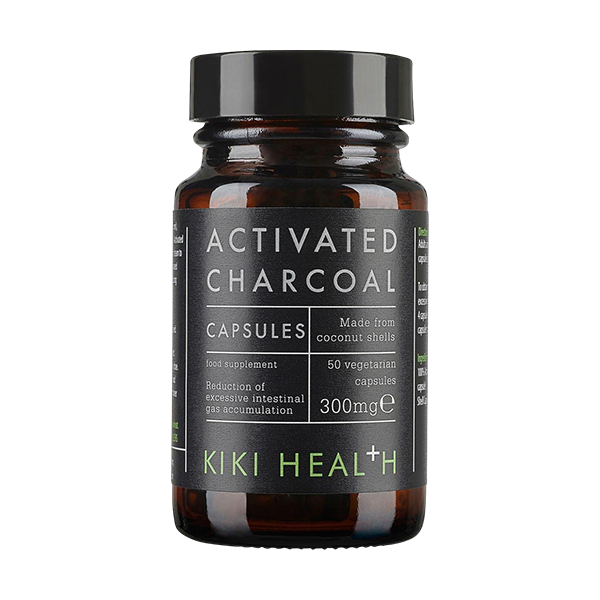 Activated Charcoal | 50 veg capsules | Kiki Health