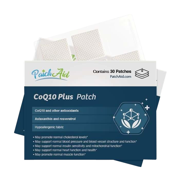 CoQ10 Plus Patch | 30 Topical Patches | PatchAid