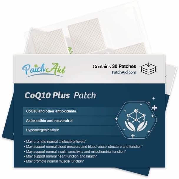 CoQ10 Plus Patch | 30 Topical Patches | PatchAid