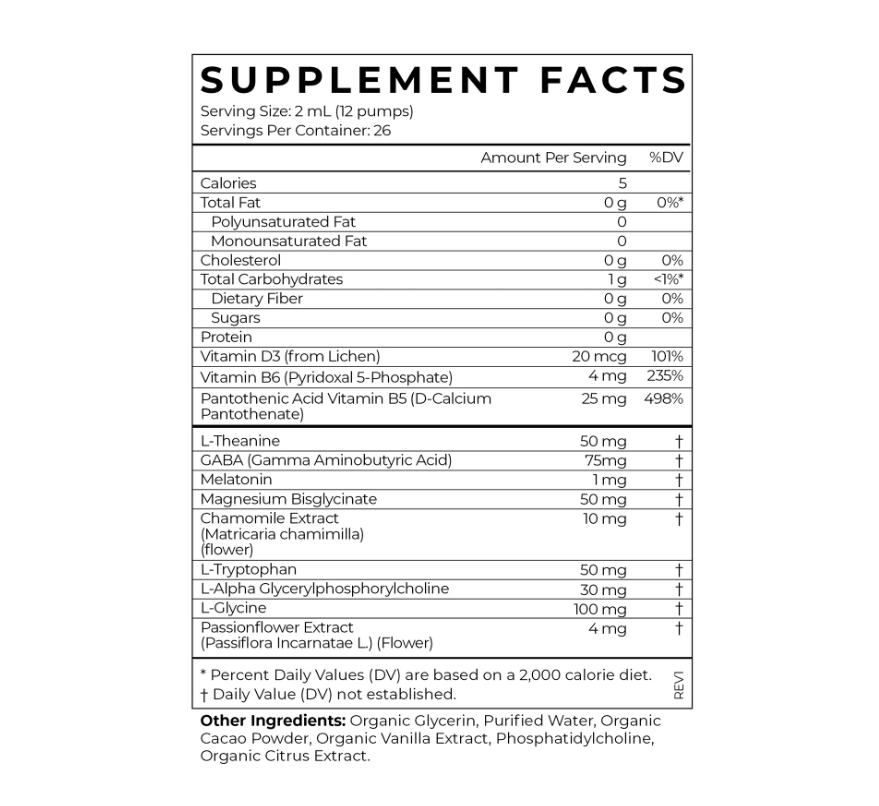 Sleep | Liposomal Formula | Cacoa