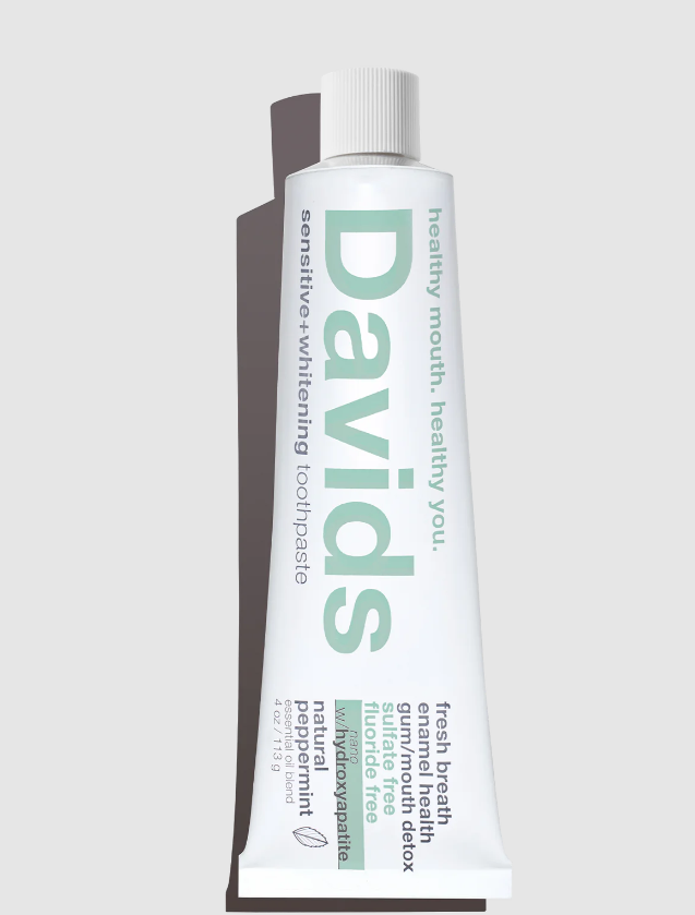 Davids sensitive + whitening | nano hydroxyapatite premium toothpaste | Peppermint 113g