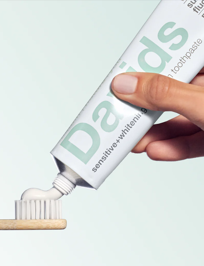 Davids sensitive + whitening | nano hydroxyapatite premium toothpaste | Peppermint 113g