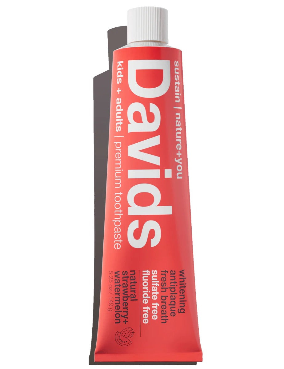 Davids Premium Toothpaste | Kids & Adults | Strawberry Watermelon