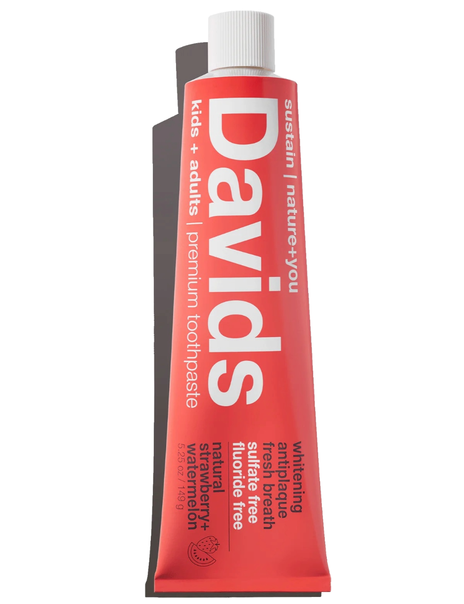 Davids Premium Toothpaste | Kids & Adults | Strawberry Watermelon