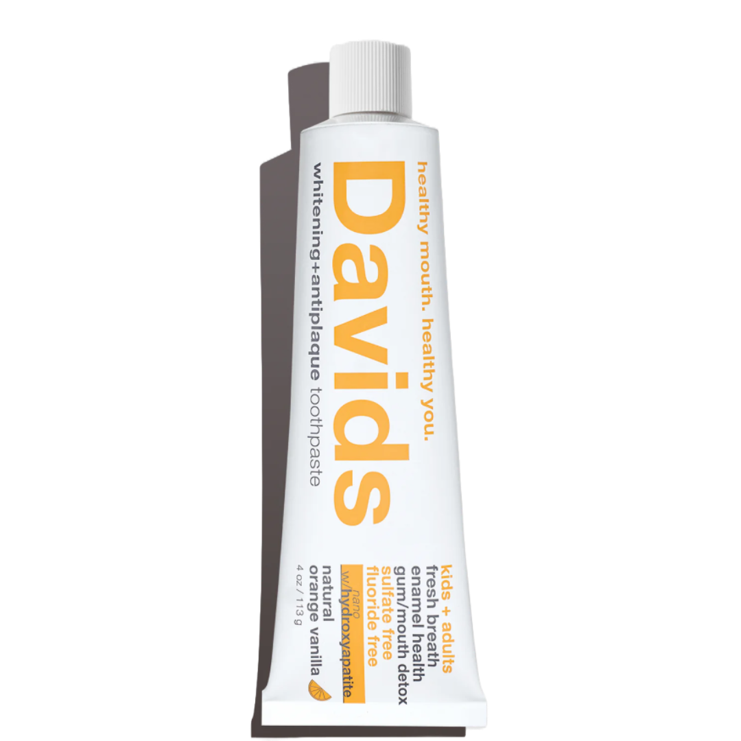 Davids Hydroxi kids & adults | nano-hydroxyapatite premium toothpaste | orange vanilla