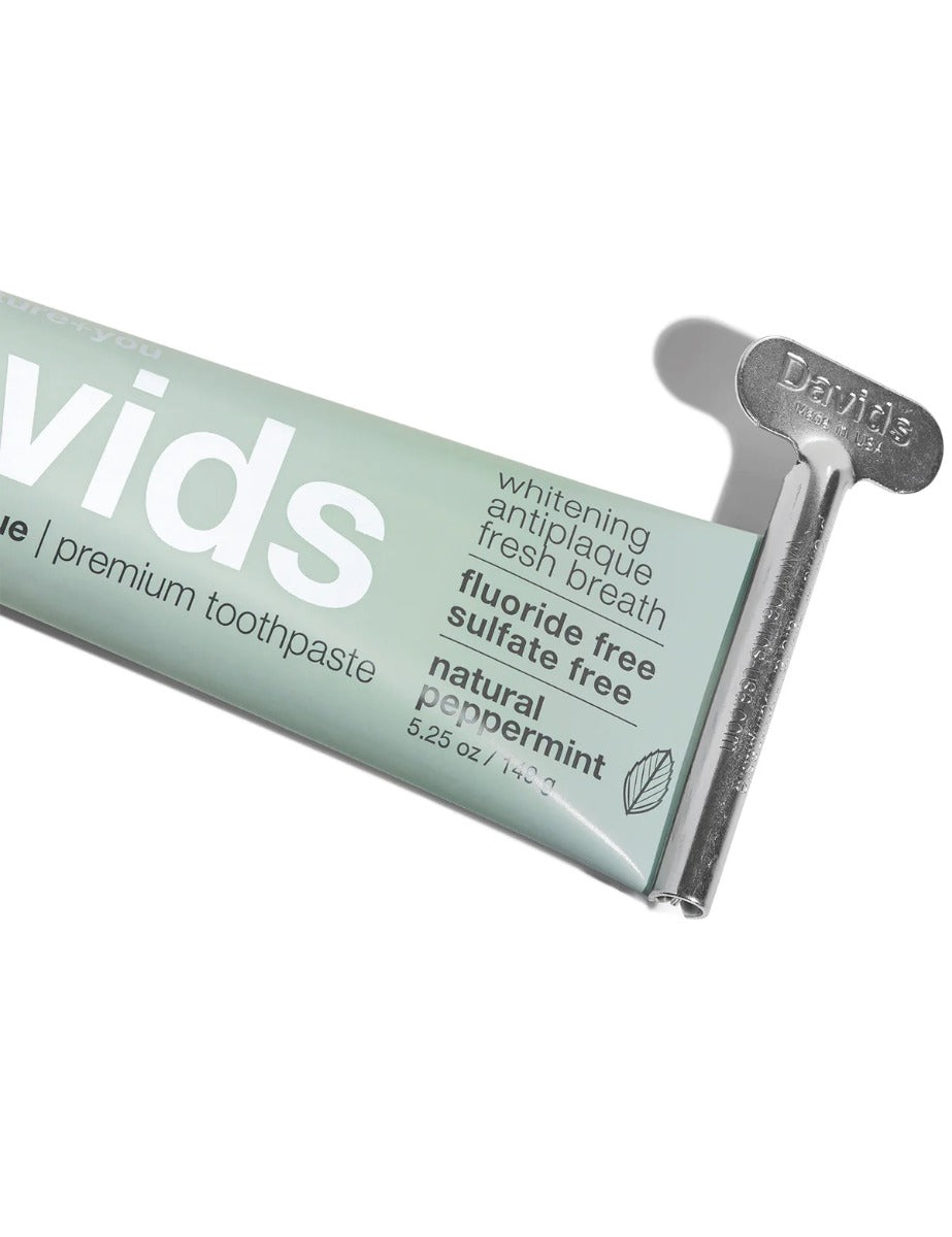 Davids Premium Toothpaste | Whitening + Antiplaque  Peppermint