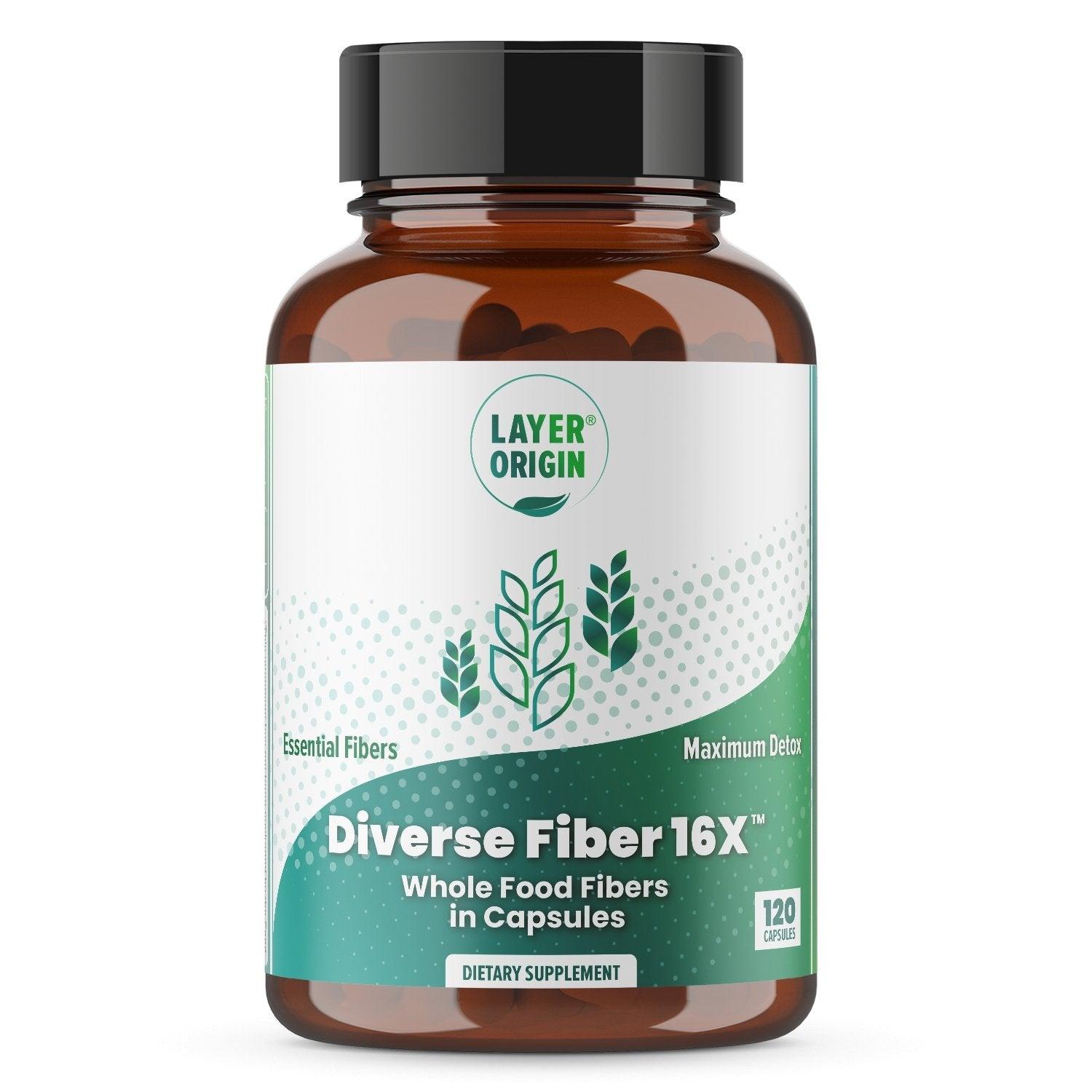 Diverse Fiber 16X | 120 Capsules | Layer Origin