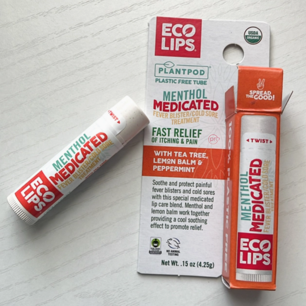 Eco Lips Medicinal Lip Balm (Menthol flavour)