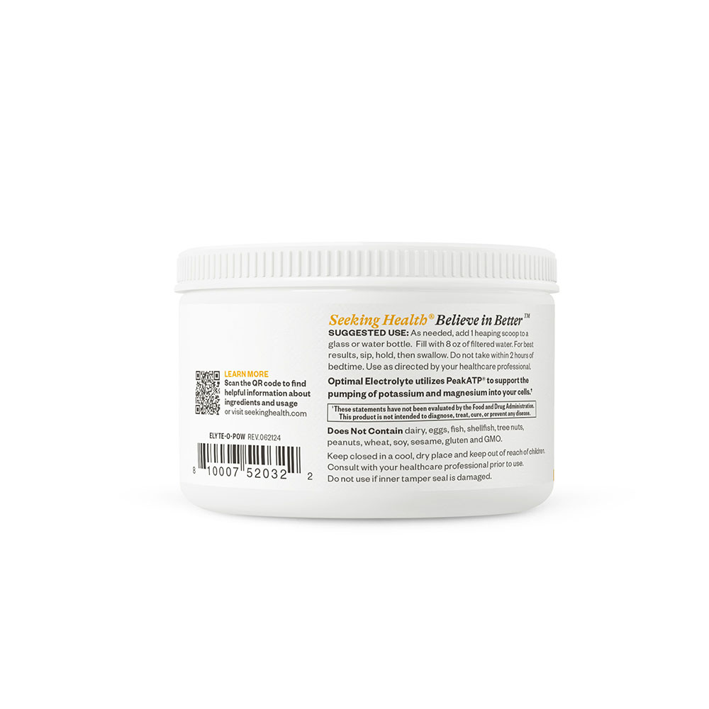 Optimal Electrolyte Orange - 190.8g - Seeking Health