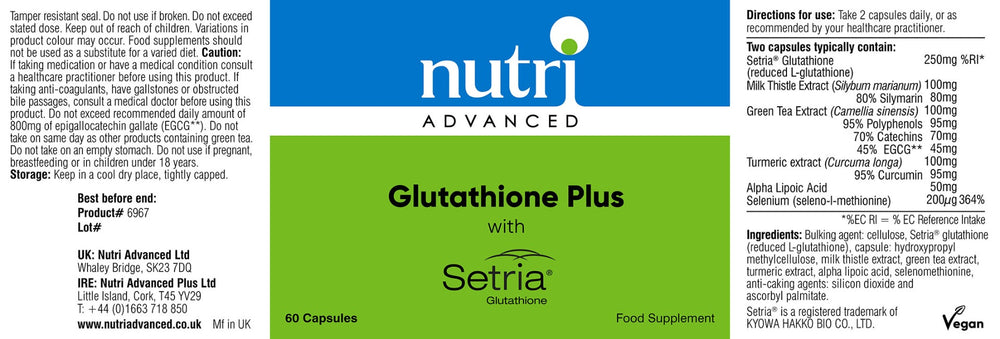 Glutathione Plus - 60 Capsules