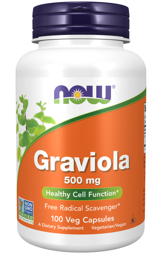 Graviola 500mg | 100 Capsules | NOW