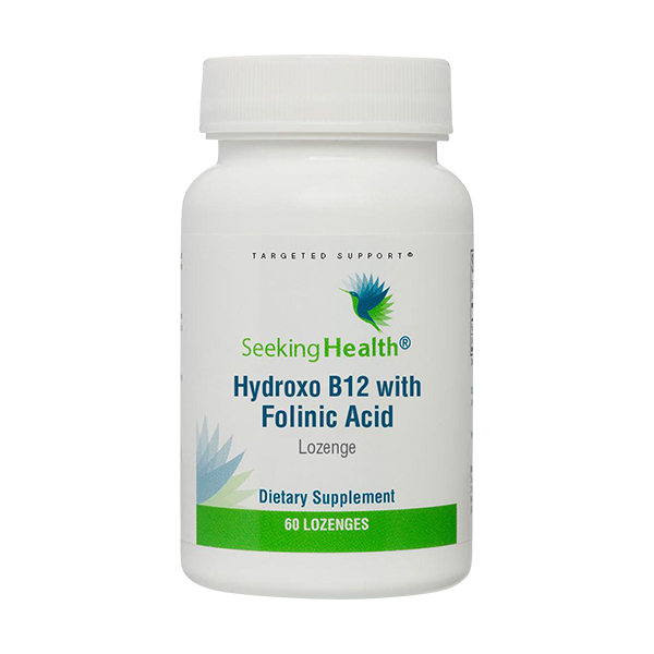 Hydroxo B12 with Folinic Acid | 60 Lozenges | Seeking Health