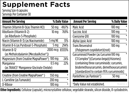 Mitochondrial NRG 120 Capsule