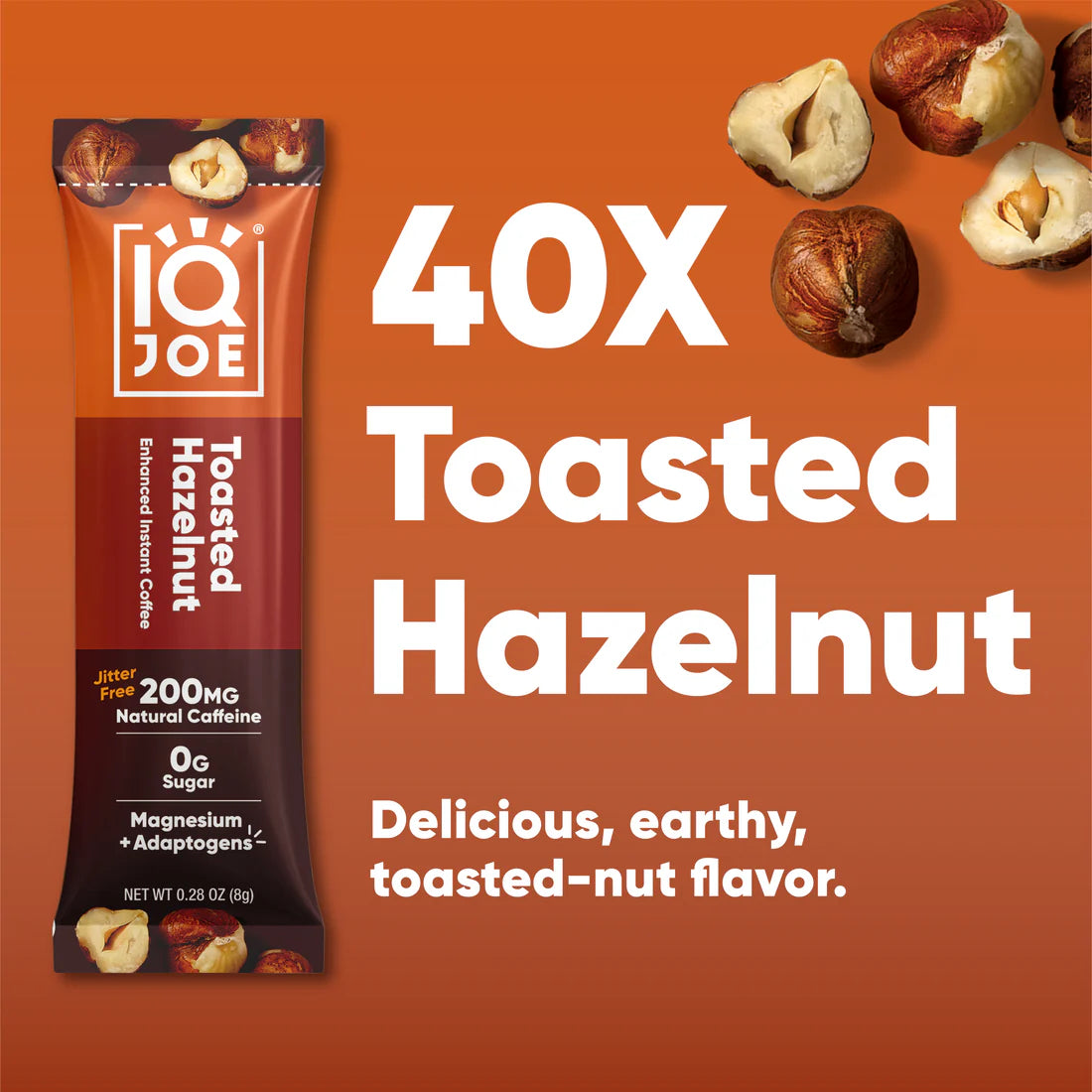 IQJOE Toasted Hazelnut | 40 Coffee sachets