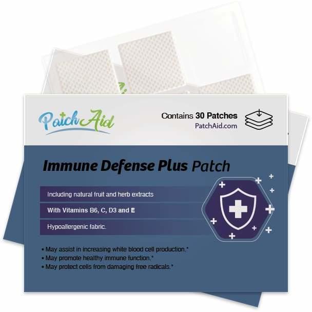 Immune Defense Plus Vitamin | 30 Topical Patches | PatchAid