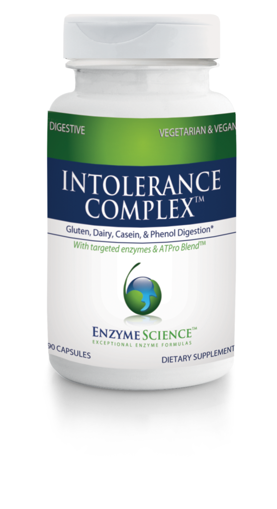 Enzyme Science - Intolerance Complex, Gluten, Dairy, Casein, and Phenol Digestive Enzyme Formula,