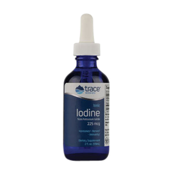 Liquid Ionic Iodine from Potassium Iodide | 225mcg | 2oz | Trace Minerals