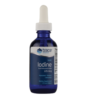 Liquid Ionic Iodine from Potassium Iodide | 225mcg | 2oz | Trace Minerals