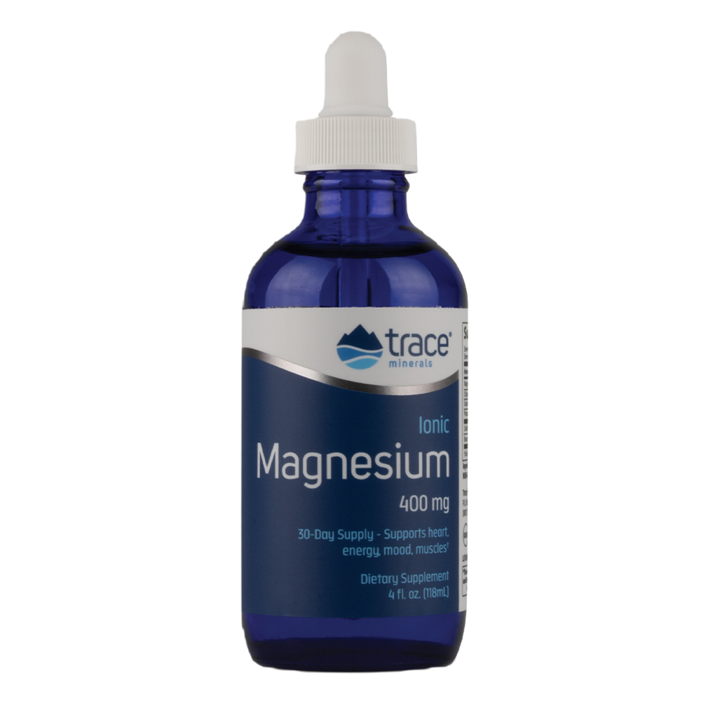 Liquid Ionic Magnesium (400mg) | Trace Minerals | 4oz - 118ml