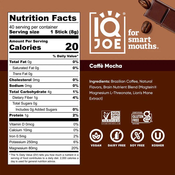 IQJOE Caffè Mocha | 40 Coffee sachets