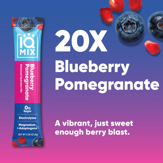 IQMIX Blueberry Pomegranate | 20 Electrolyte Hydration Sachets