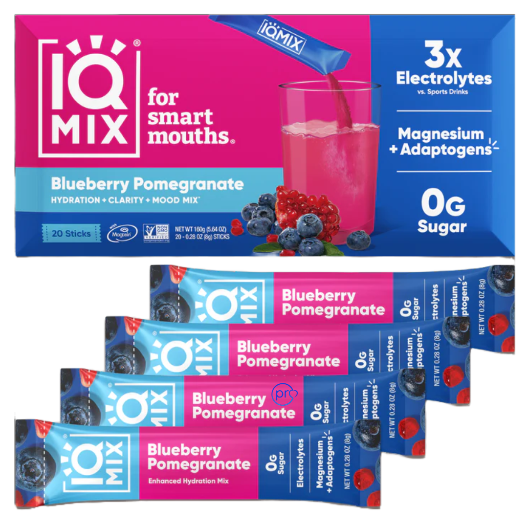 IQMIX Blueberry Pomegranate | 20 Electrolyte Hydration Sachets