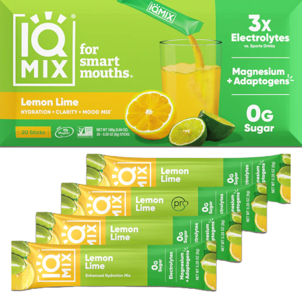 IQMIX Lemon Lime | 20 Electrolyte Hydration Sachets