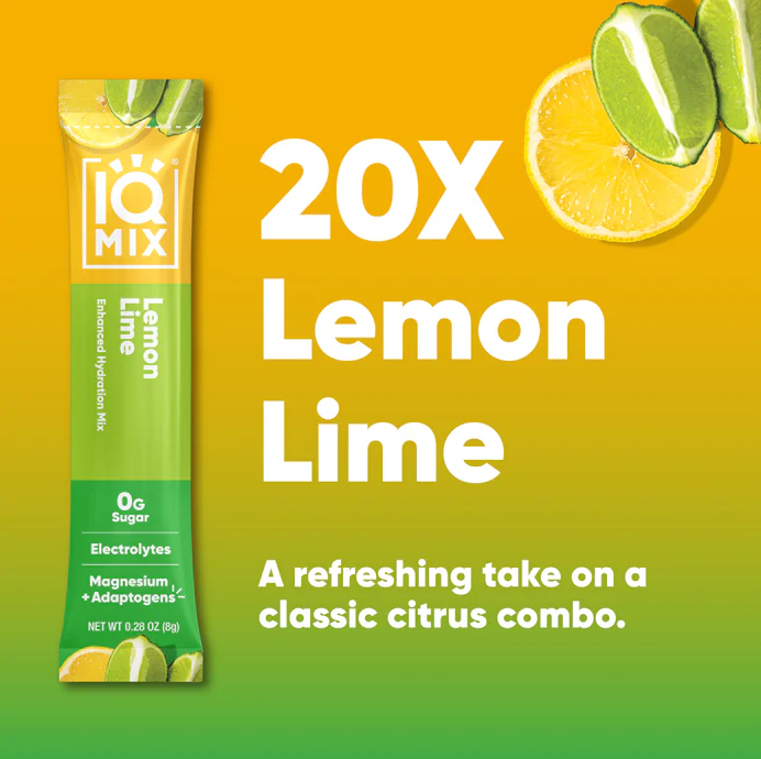 IQMIX Lemon Lime | 20 Electrolyte Hydration Sachets