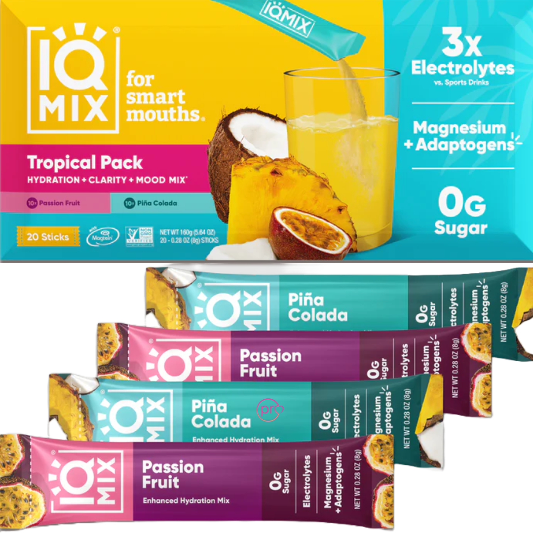 IQMIX Tropical Pack - 20 Sticks (10 x Pina Colada 10 x Passion Fruit)