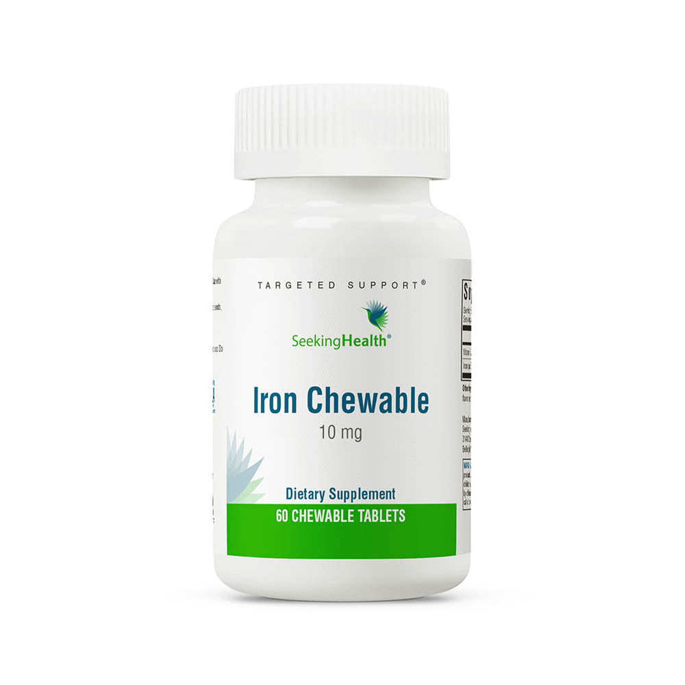 Iron Chewable | 60 Tablets | Seeking Health