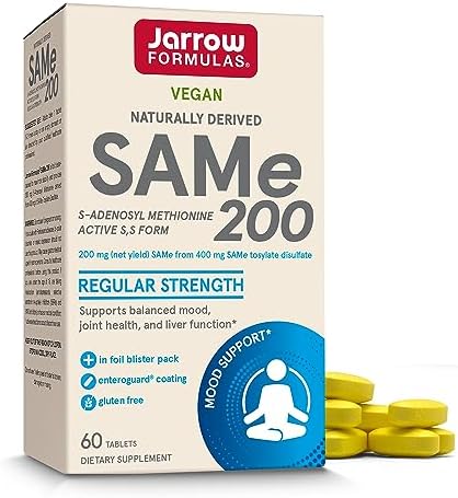 SAMe 200mg | 60 Tablets | Jarrow Formulas