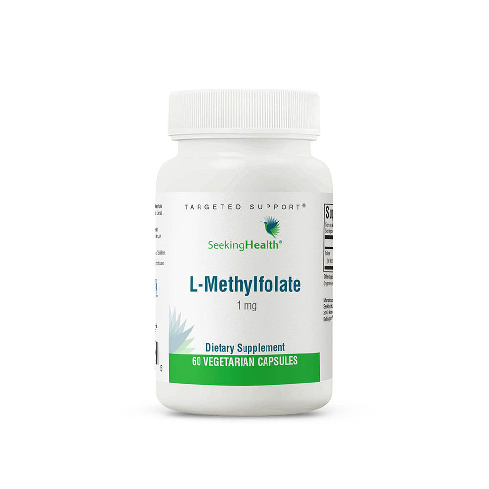 L-Methylfolate 1mg | 60 Capsules | Seeking Health