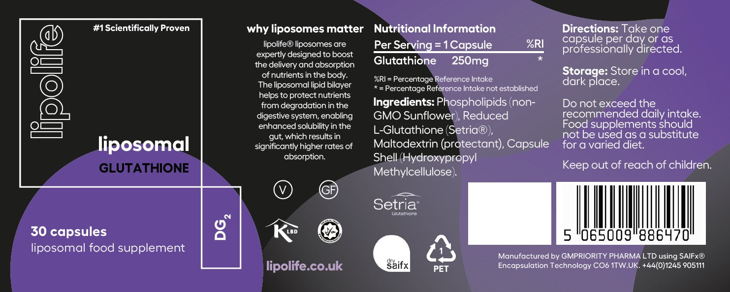 Liposomal Glutathione | 30 Capsules