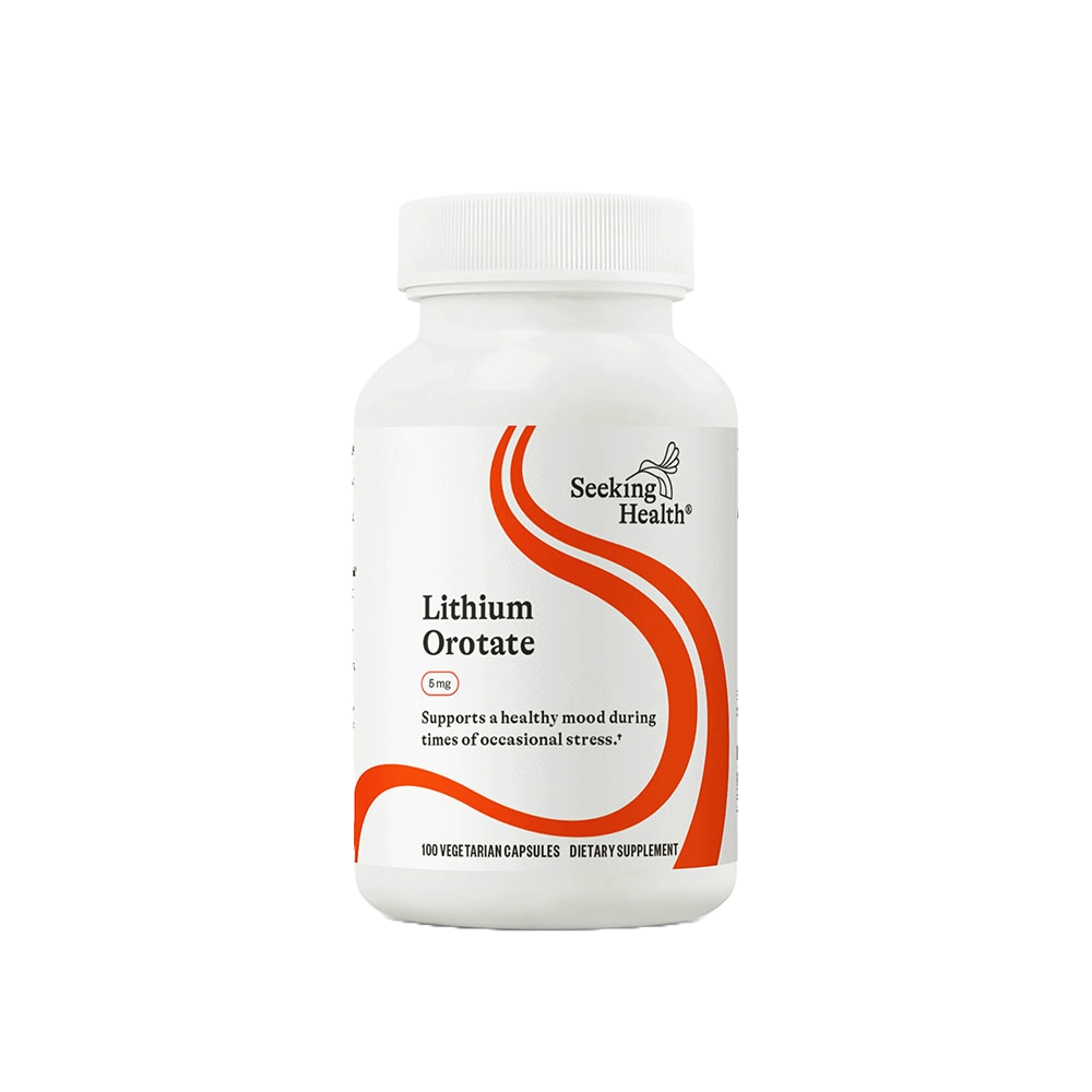 Lithium Orotate | 100 Capsules | Seeking Health