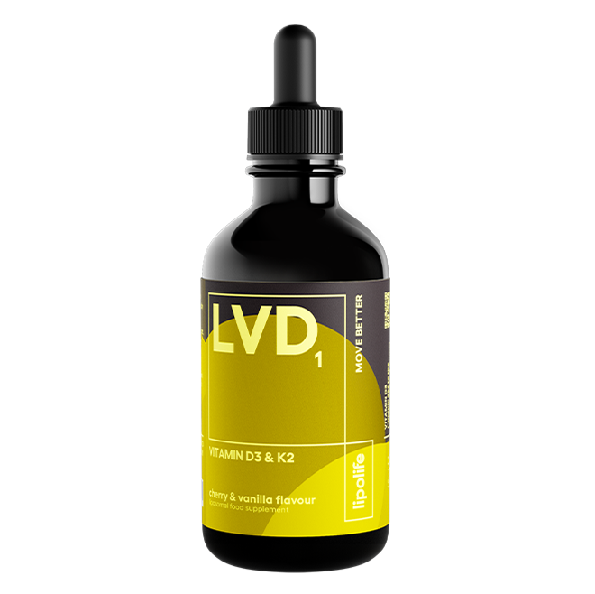 Lipolife LVD1 Vitamin D3 and Vitamin K2 (Cherry & Vanilla) - 60ml