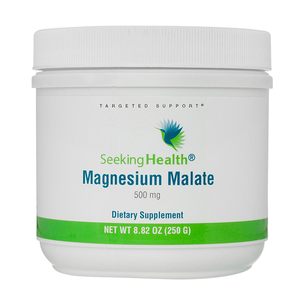 Magnesium Malate Powder | 500mg | 250g | Seeking Health