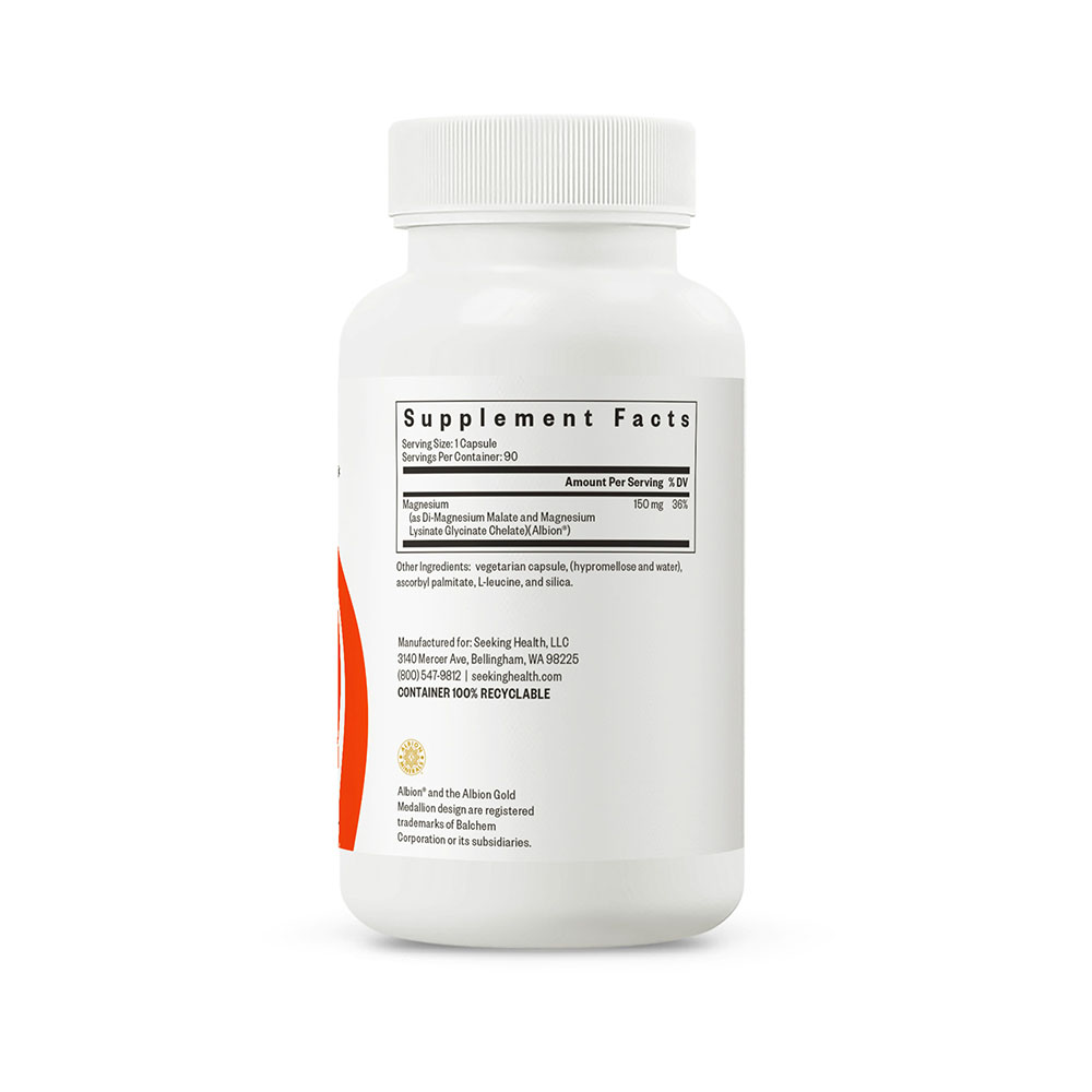 Optimal Magnesium | 90 Capsules | Seeking Health