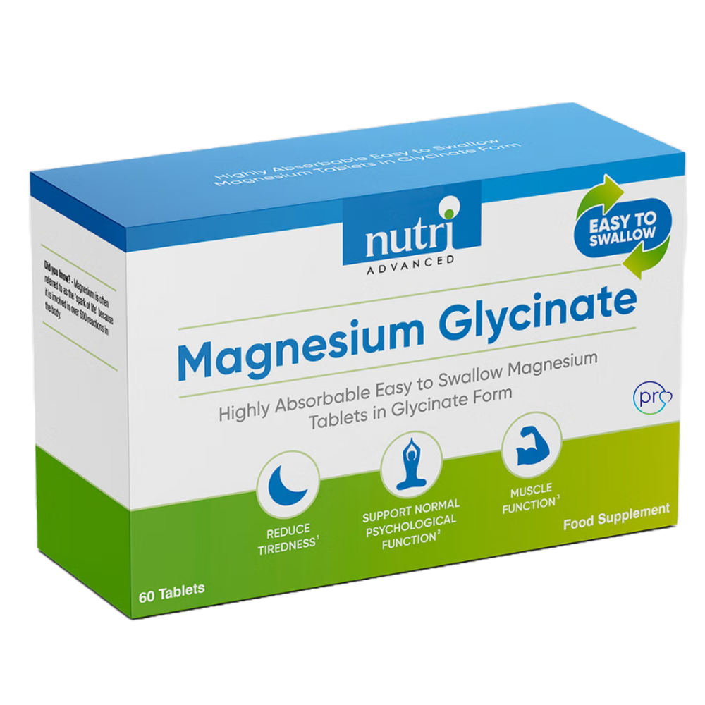 Magnesium Glycinate | 60 Tablets | Nutri Advanced