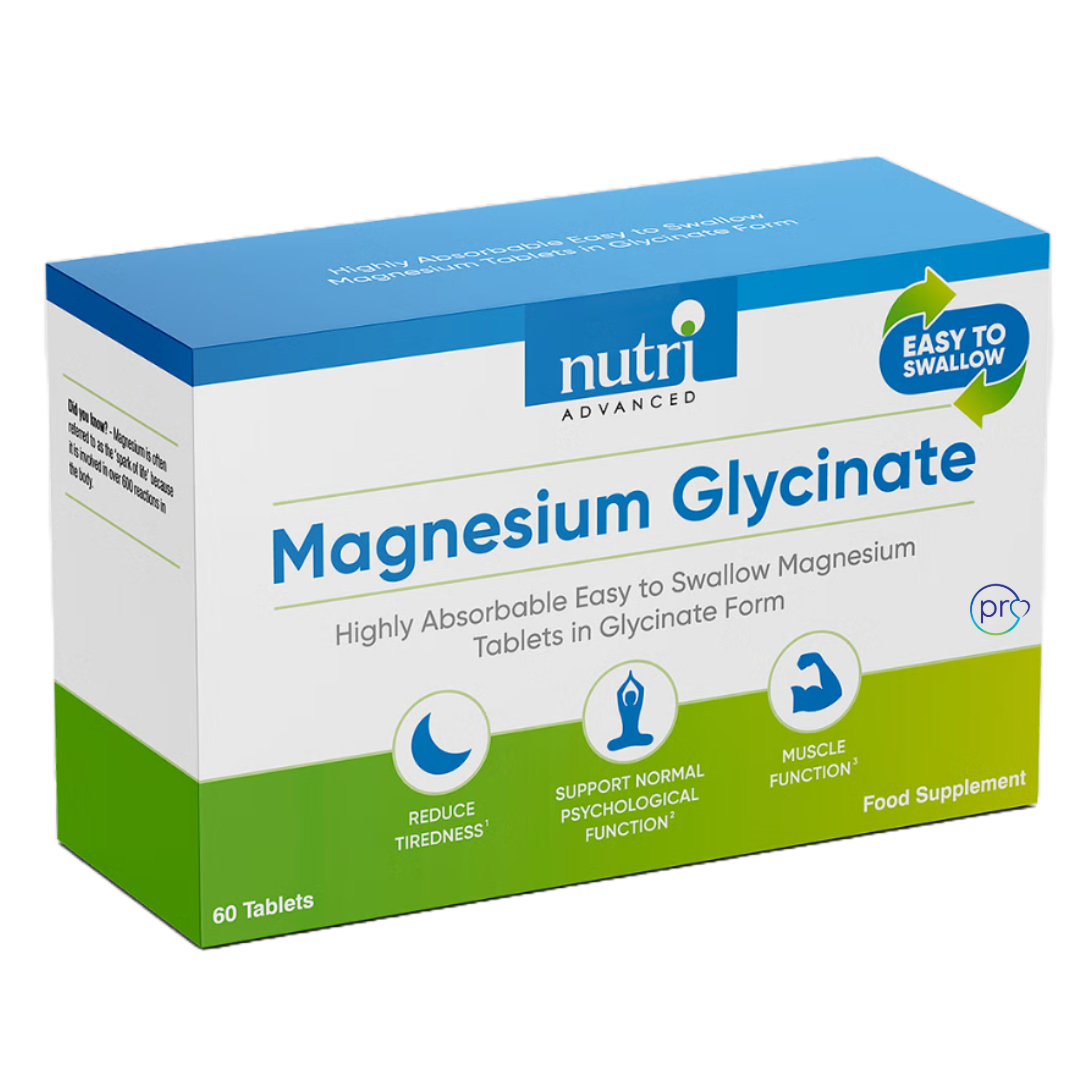 Magnesium Glycinate | 60 Tablets | Nutri Advanced