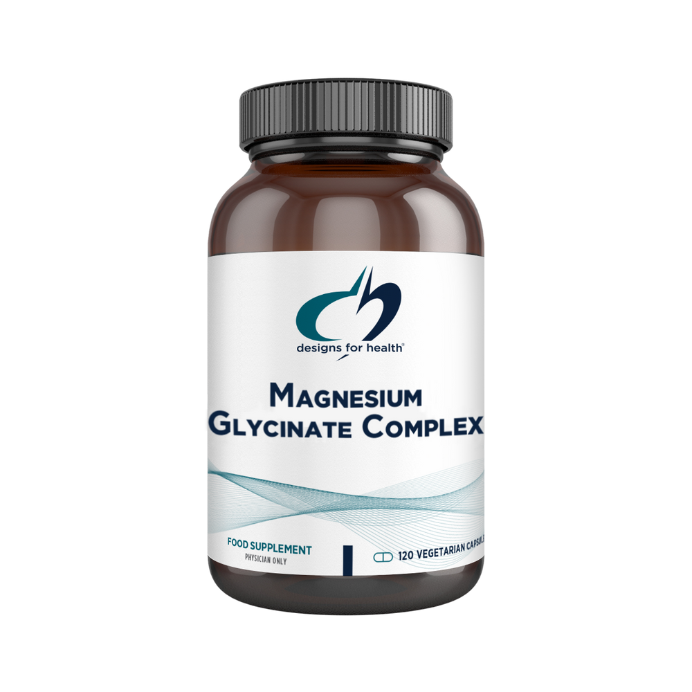 Magnesium Glycinate Complex | 120 Capsule | Designs For Health