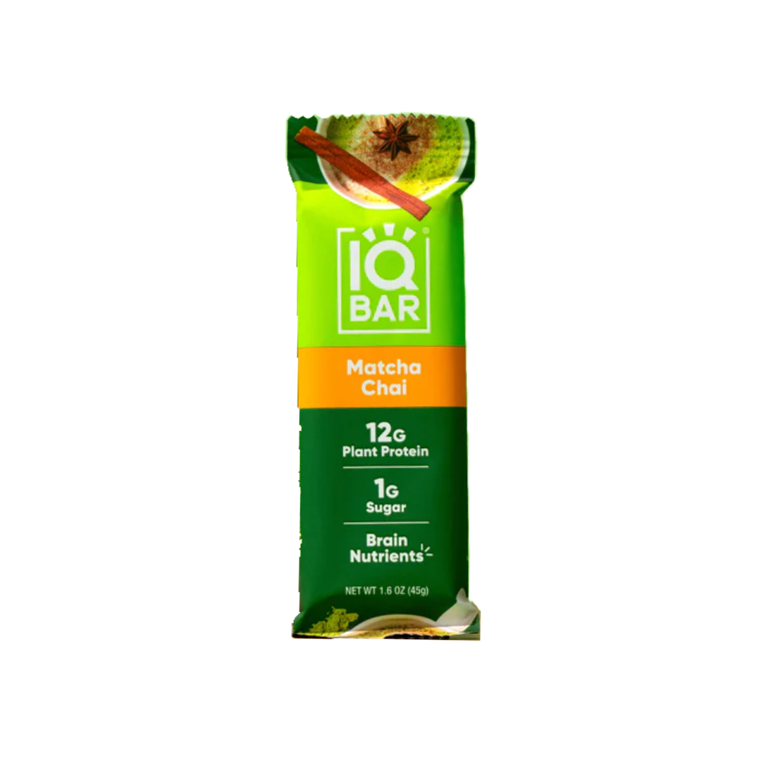 Matcha Chai | Single Plant Protein Bar | IQBAR