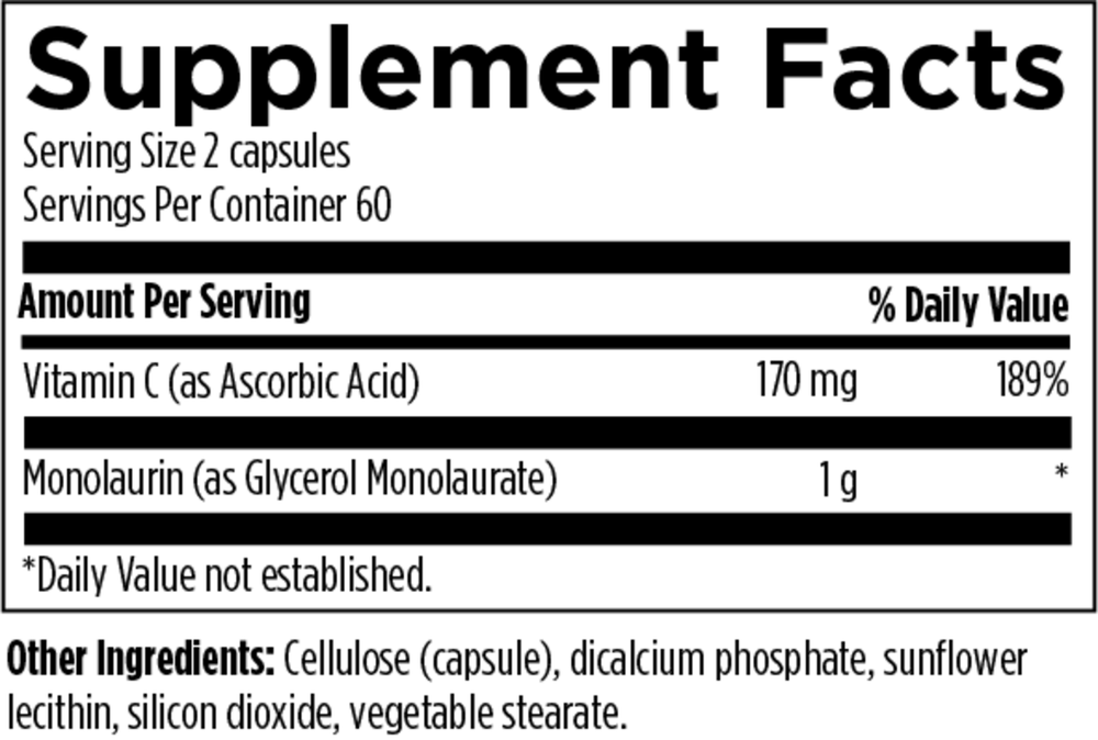 Monolaurin-Avail | 120 Capsules