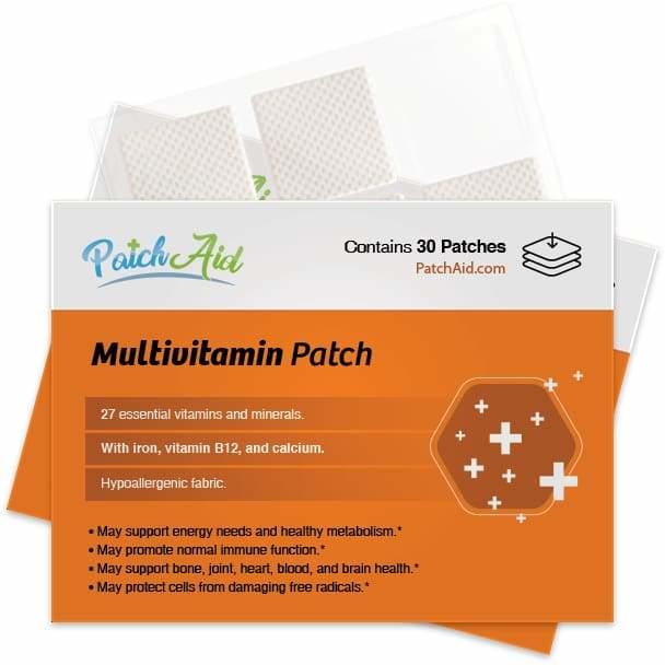 MultiVitamin Plus 30 Topical Vitamin Patches | PatchAid