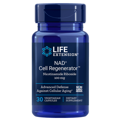 Life Extension  NAD+ Cell Formula Nicotinamide Riboside 100mg 30 Veg Capsules